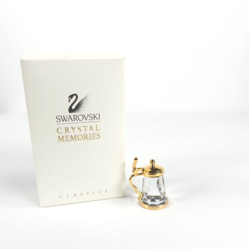 SWAROVSKI CRYSTAL MEMORIES CLASSICS Austria🇦🇹Made Beer Mug Figurine - Picture 2 of 11